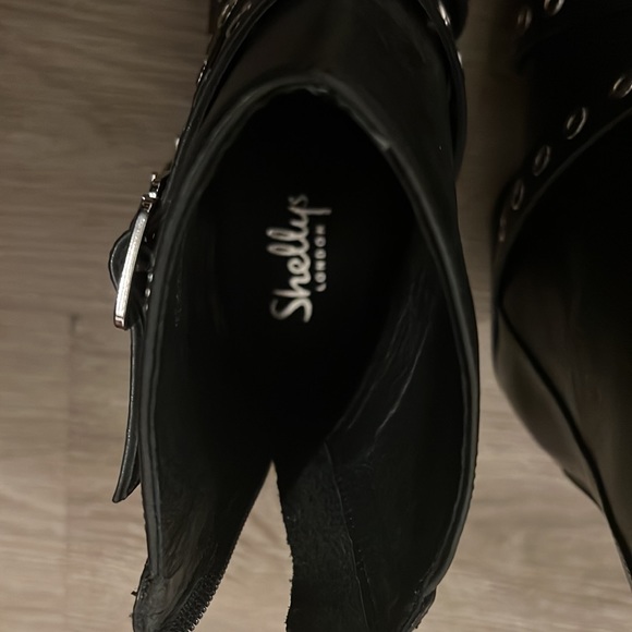 Shelly of London Goth ankle high boots US size 10 EUR 40 - Picture 6 of 8